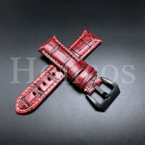 uhrenarmband panerai 24mm krokodil|24mm Panerai accessories.